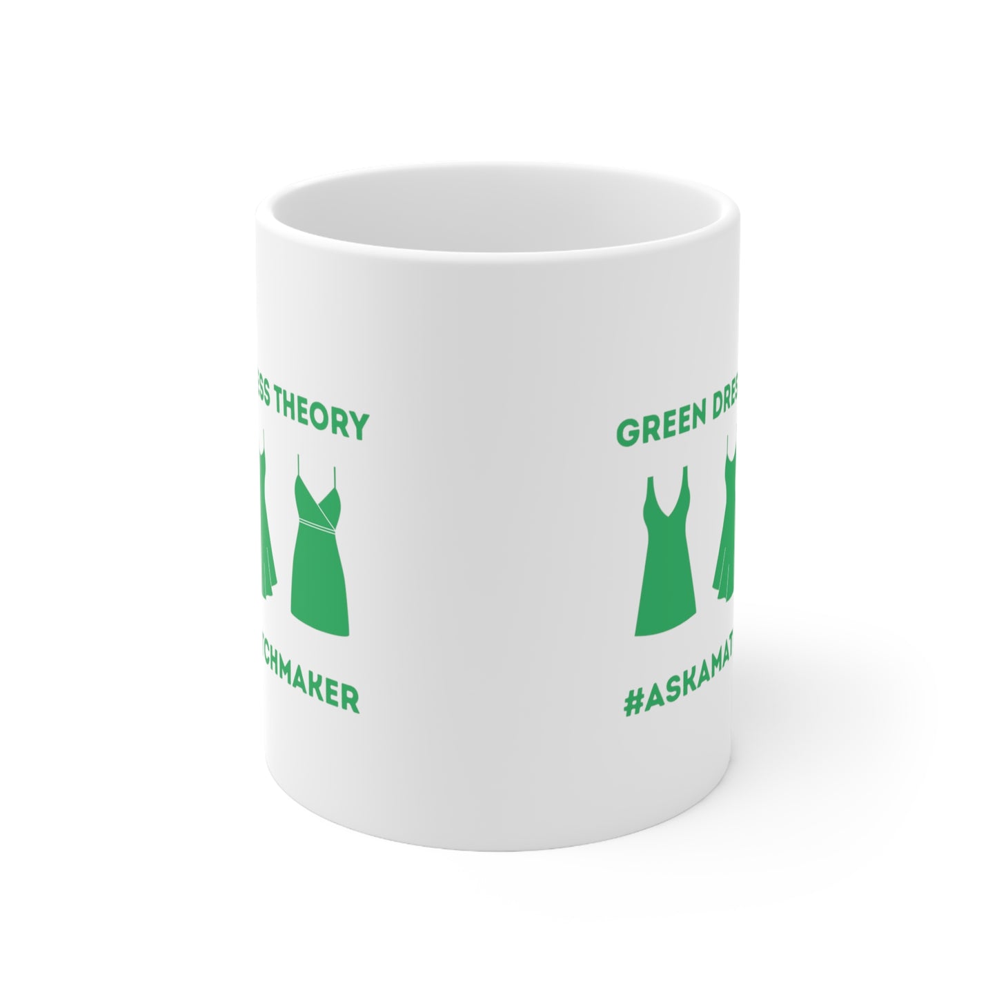 Green Dress Theory Mug