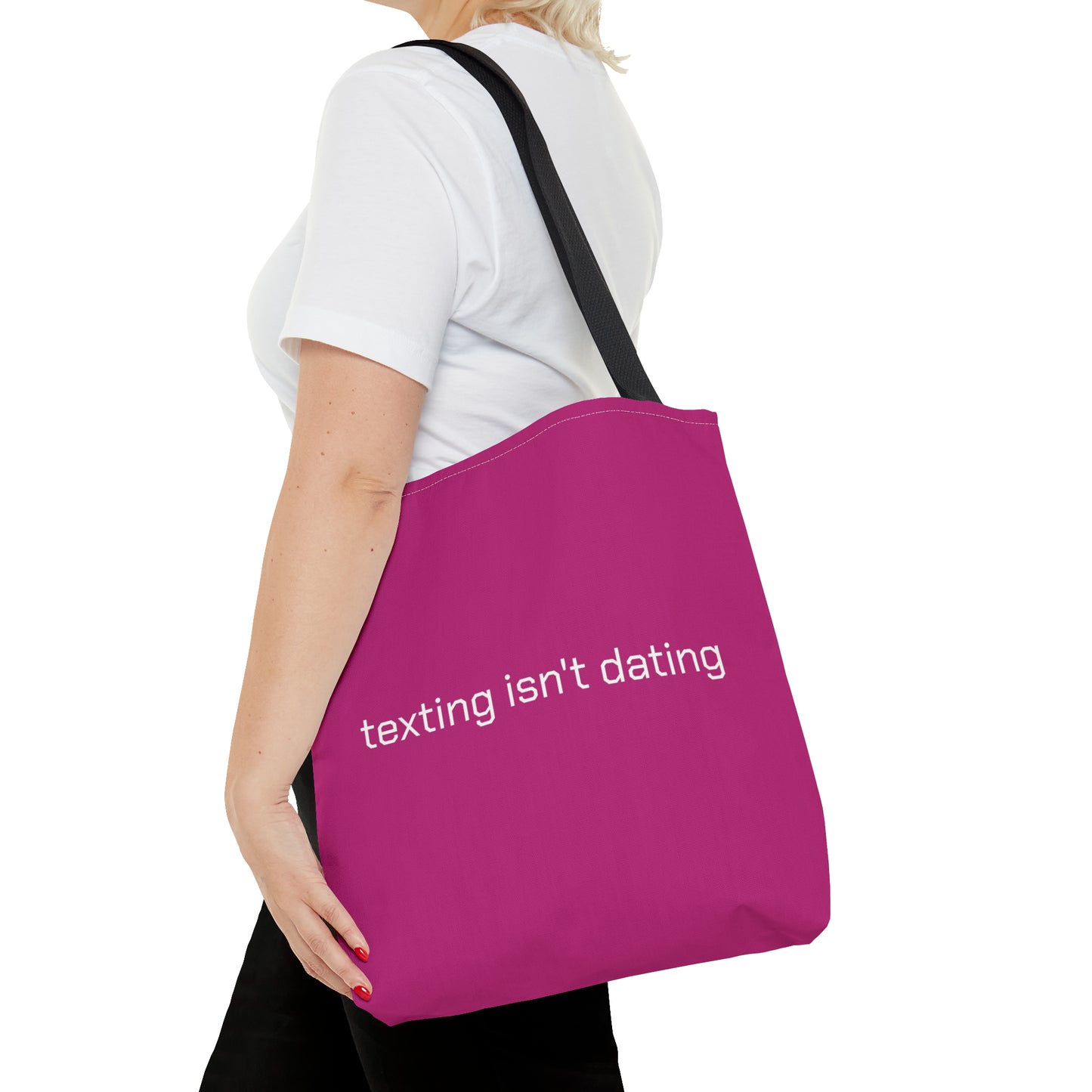 texting isn't dating Tote Bag