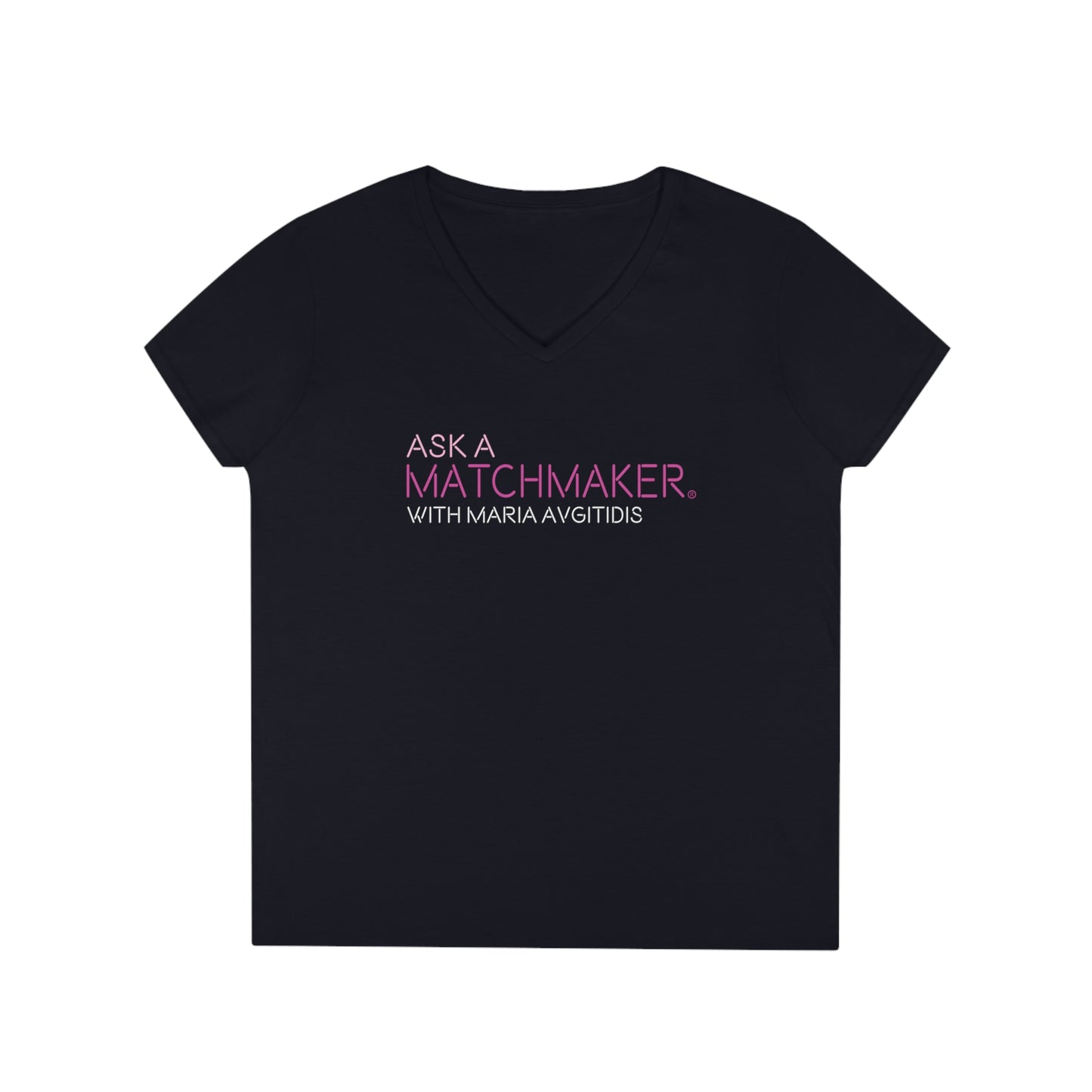 Ask A Matchmaker' V-Neck Tee