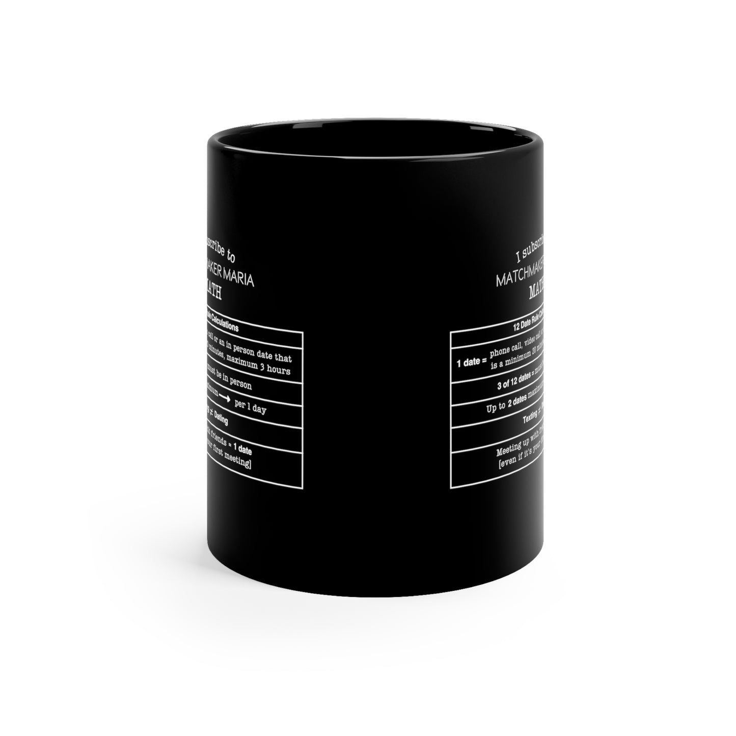 Matchmaker Maria Math Mug