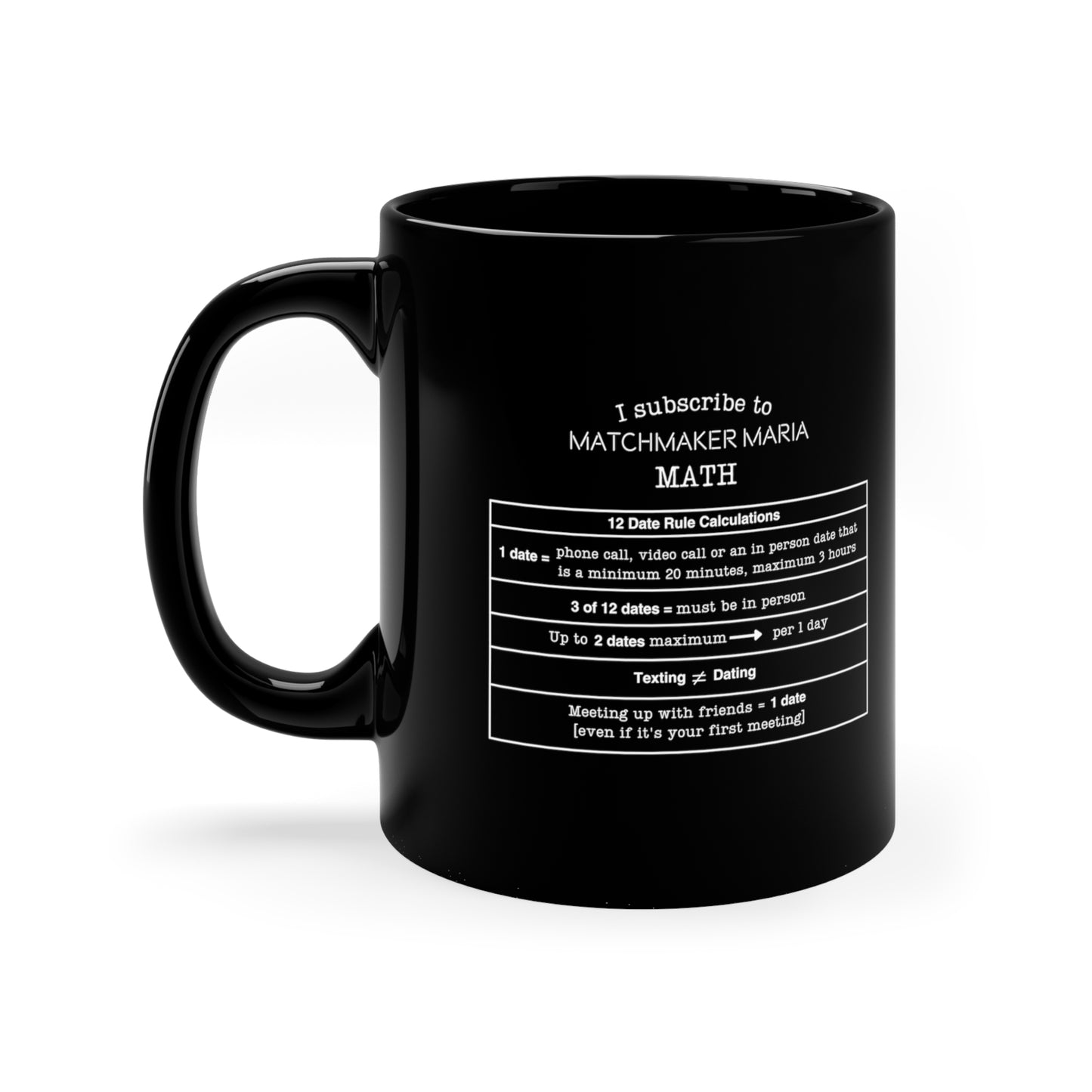 Matchmaker Maria Math Mug