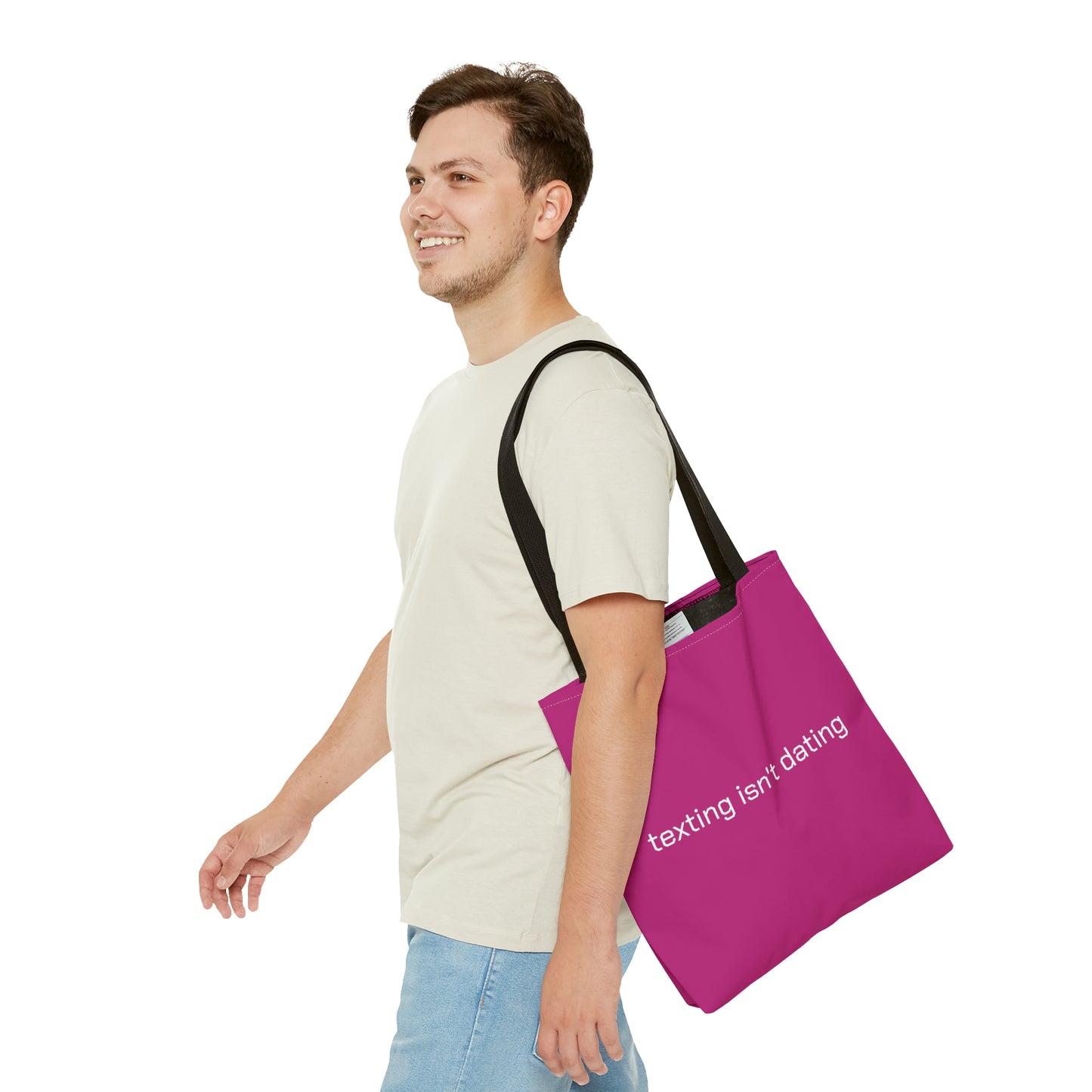 texting isn't dating Tote Bag