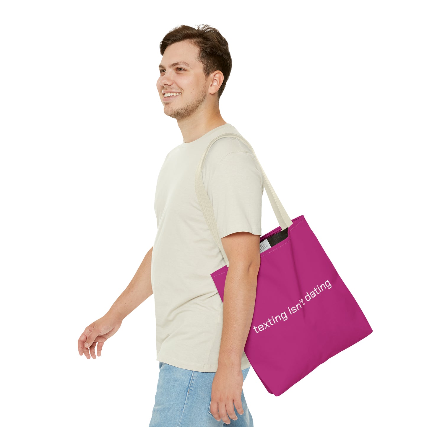 texting isn't dating Tote Bag