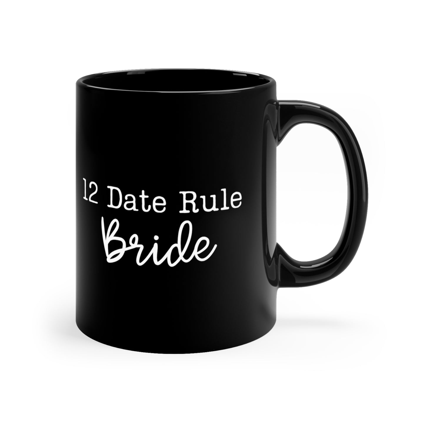 12 Date Rule Mug (Black)