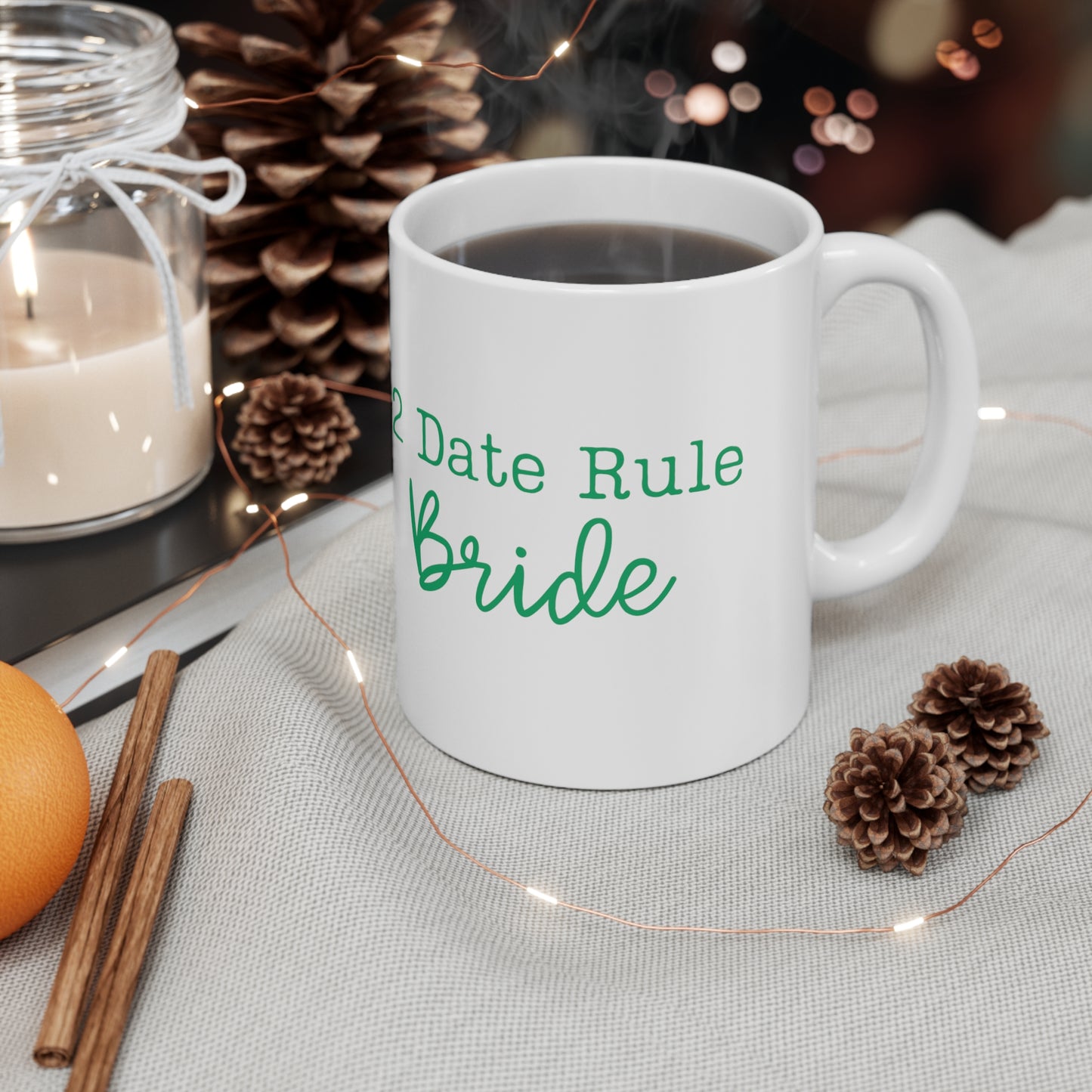12 Date Rule Mug (White)