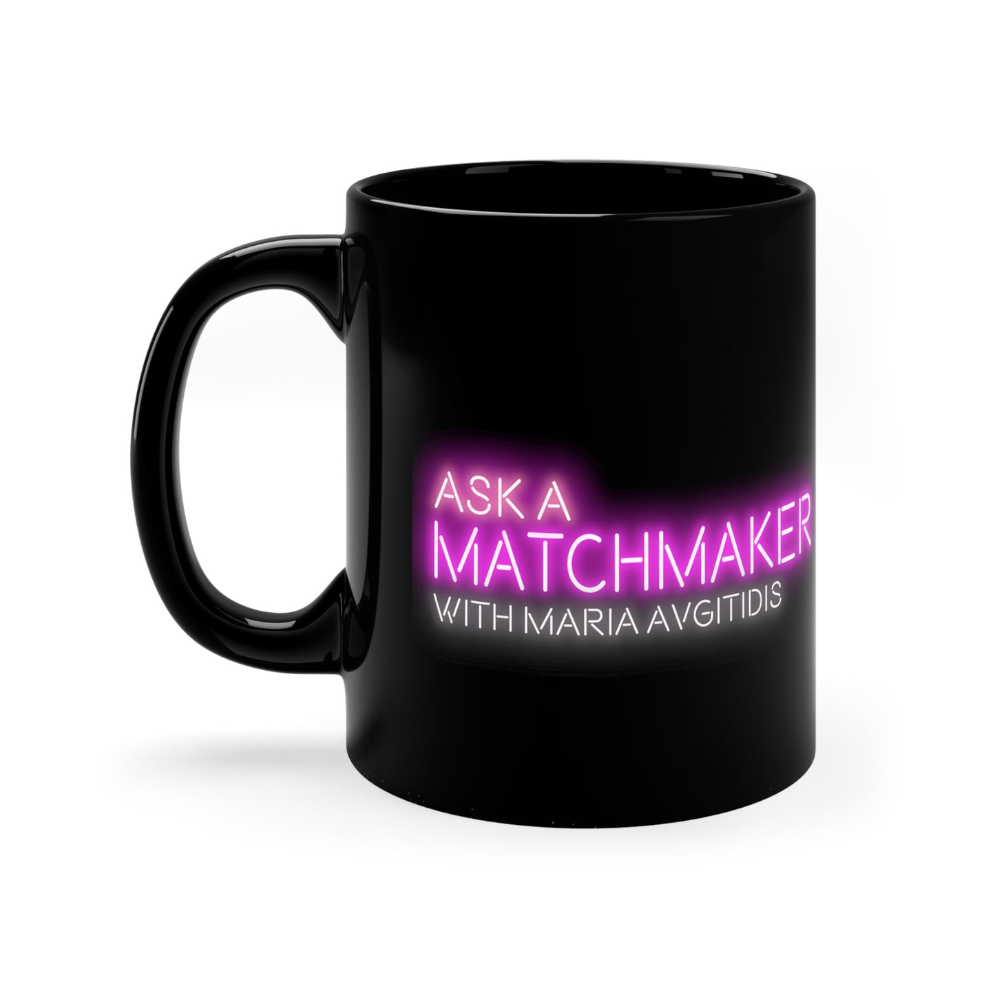 Ask A Matchmaker Neon Mug